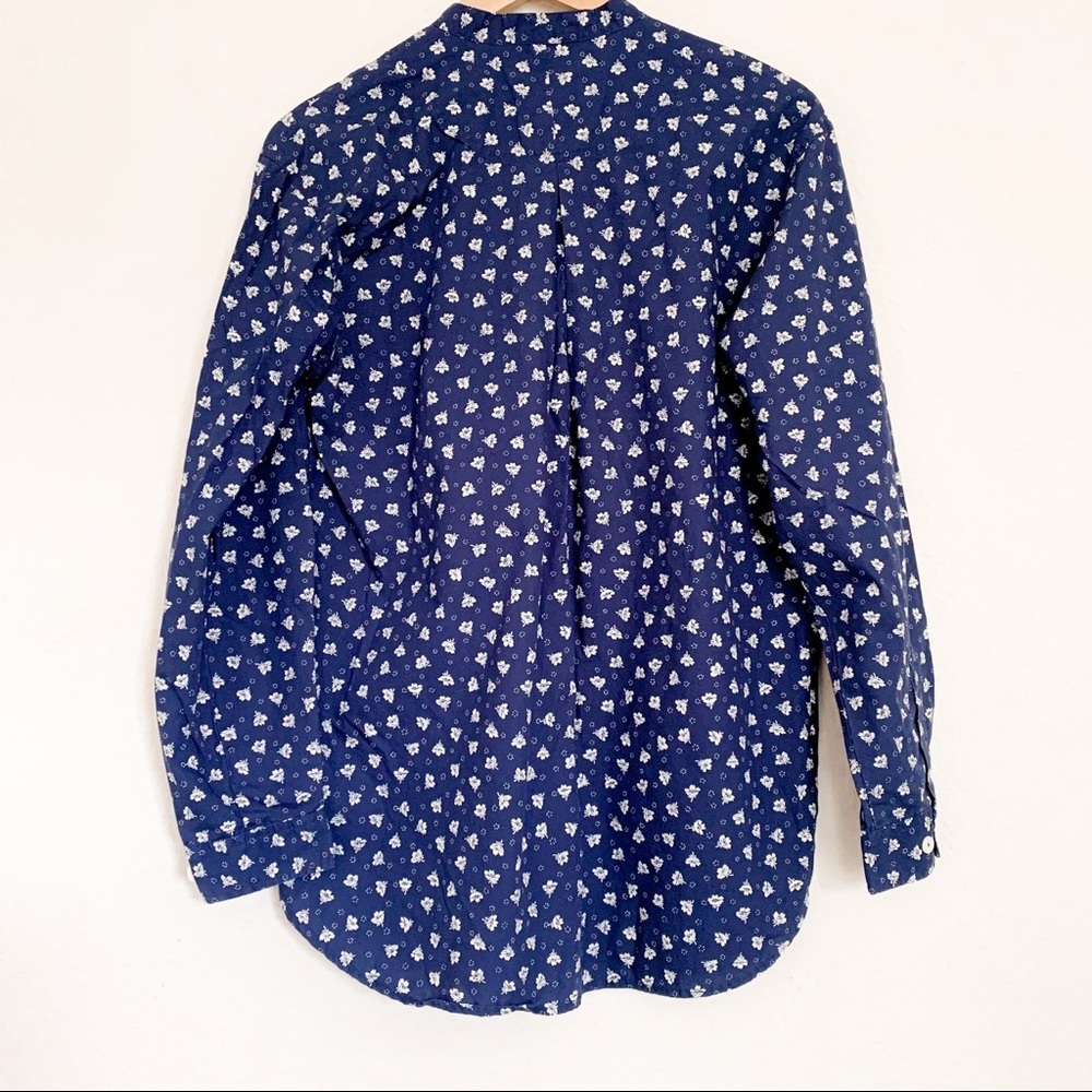 Eddie Bauer Floral Button down Blouse size s - Picture 4 of 8